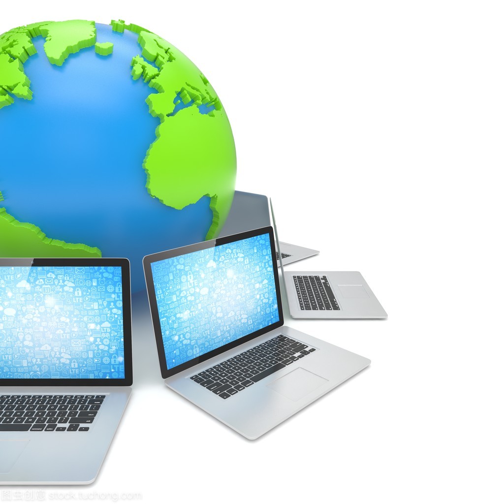 筆記本電腦網絡 連接全球的科技紐帶